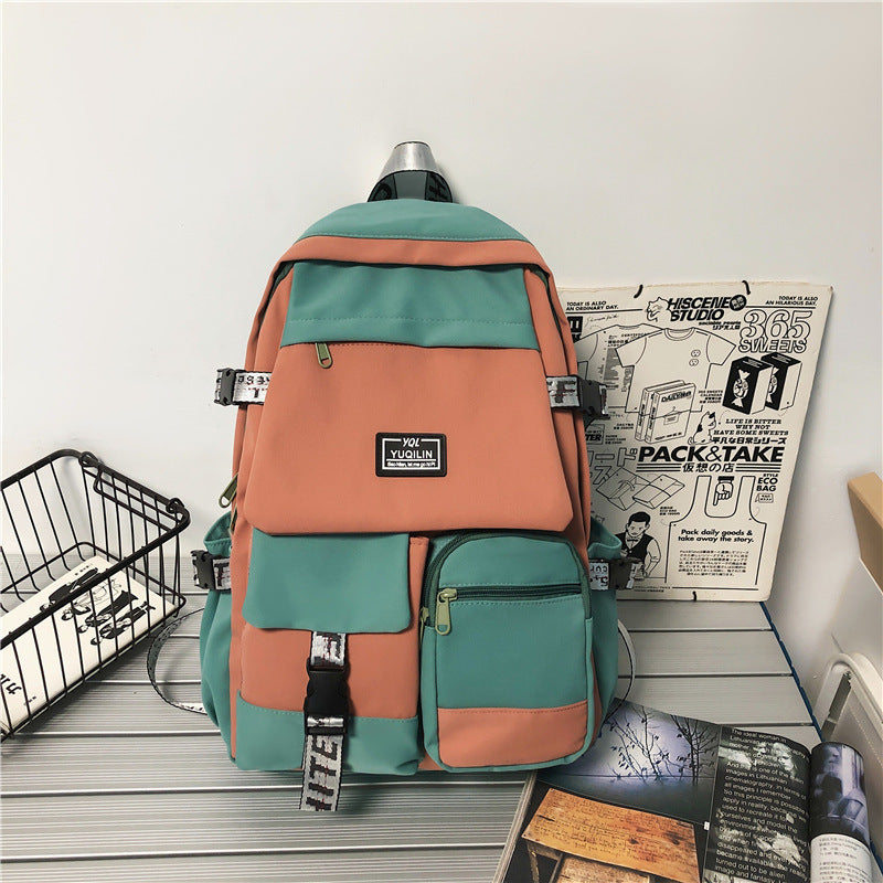 junior high school college students backpack