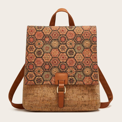 affordable luxury fashion high grade fashion retro printed backpack