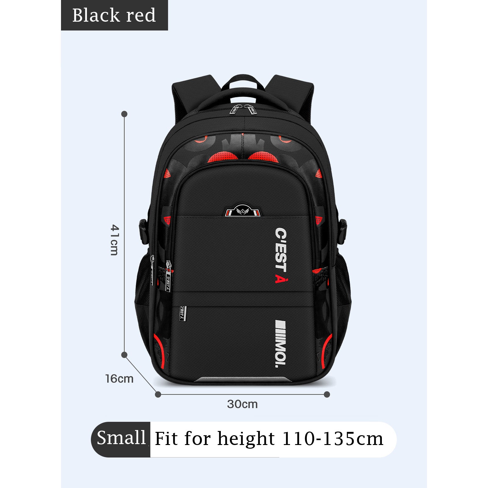 lightweight multi compartment childrens school bag casual student backpack