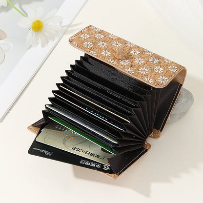 original advanced cork expanding card holder