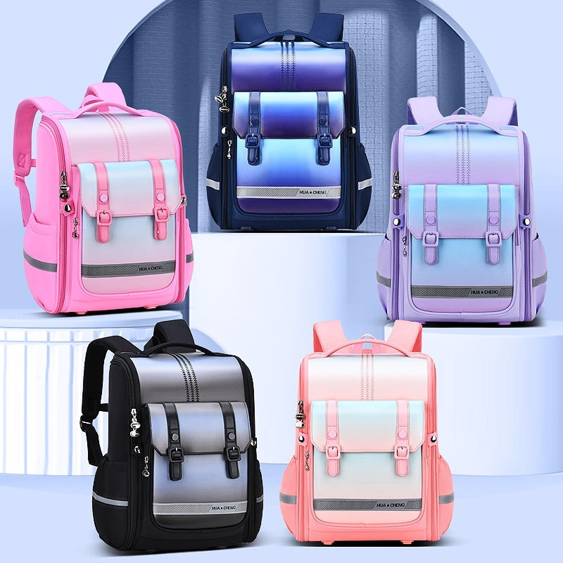 high quality student spine protection large capacity childrens backpack for grades one to three to six