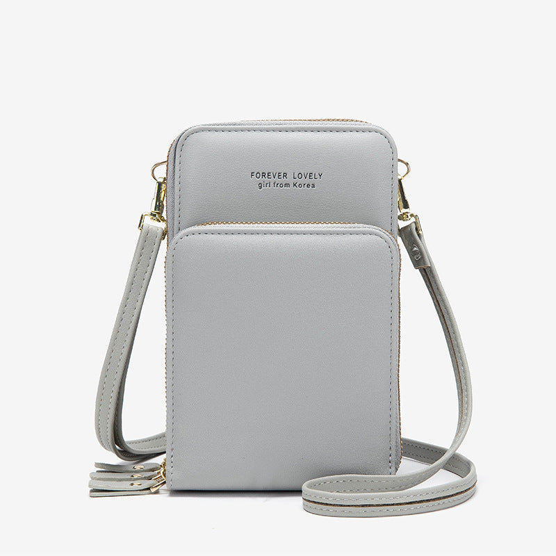 crossbody bag women tri fold pockets phone bags