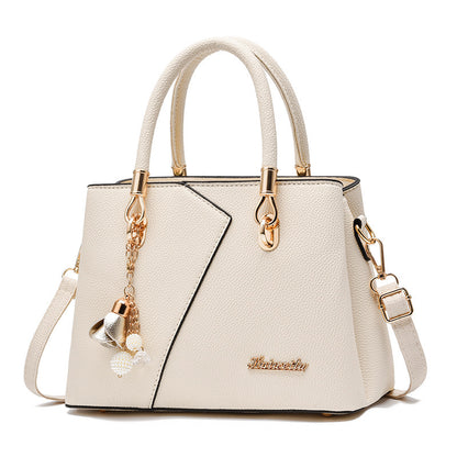 autumn and winter new fashion litchi pattern shoulder messenger bag
