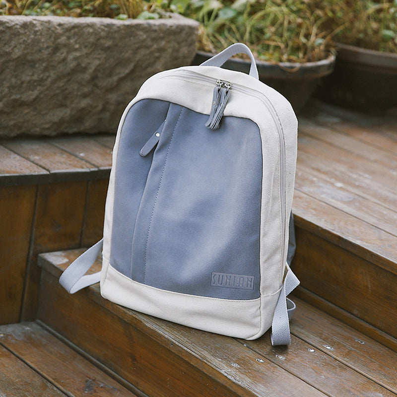 trendy student canvas backpack