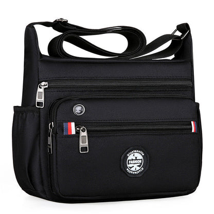 large capacity mens shoulder multi pocket messenger bag