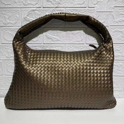 woven bag womens large large capacity shoulder handbag