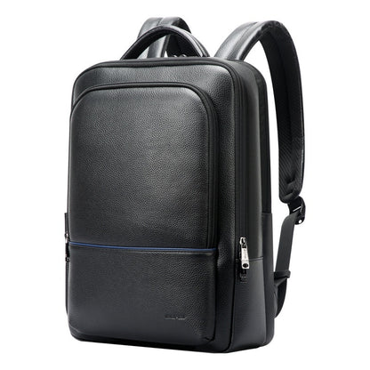 Men's Fashionable Leather Business Commuter Backpack