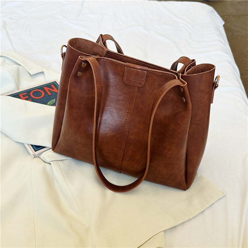 large capacity crossbody retro patchwork