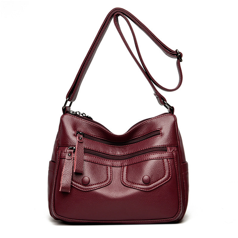 large capacity womens elegant all match messenger bag