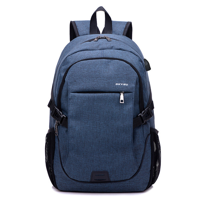 new fashion trend mens backpack leisure business travel computer backpack junior high school schoolbag