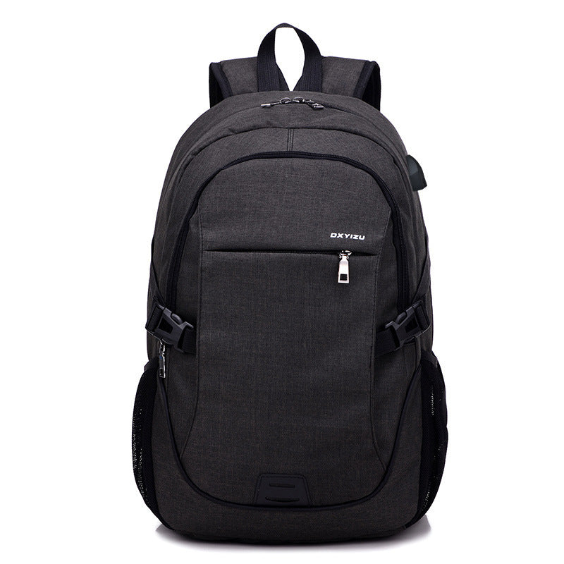 new fashion trend mens backpack leisure business travel computer backpack junior high school schoolbag