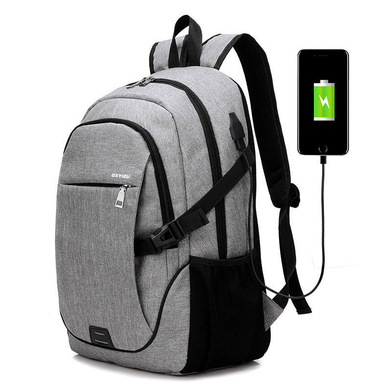 new fashion trend mens backpack leisure business travel computer backpack junior high school schoolbag