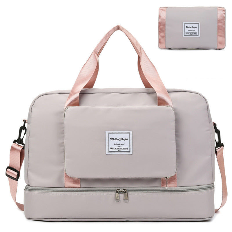 foldable travel duffel bags sports gym tote bag women