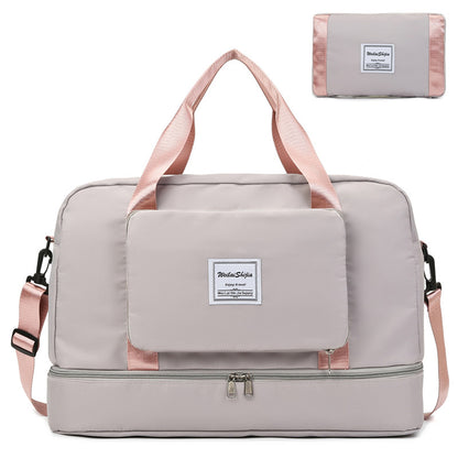 foldable travel duffel bags sports gym tote bag women