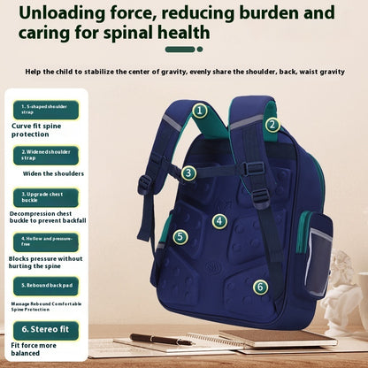 childrens burden free spine protective backpack