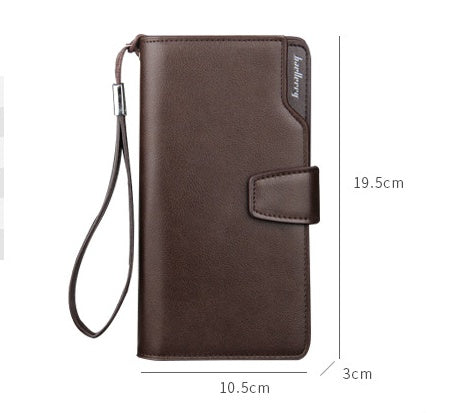 explosion models mens wallet long clutch bag multi function handbag mobile phone bag mens coin purse