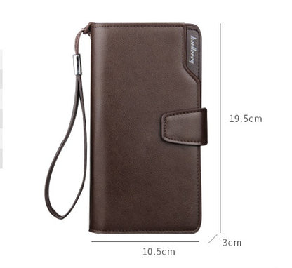 explosion models mens wallet long clutch bag multi function handbag mobile phone bag mens coin purse