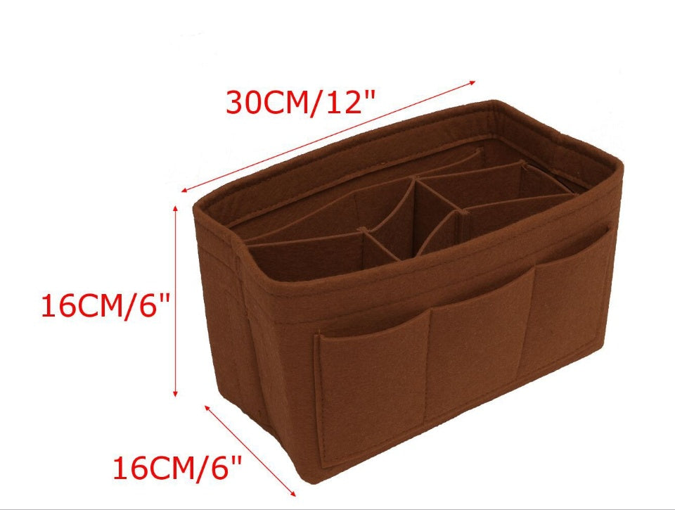 felt cosmetic bag fashion simple felt multi function bag in the package cosmetic storage bag