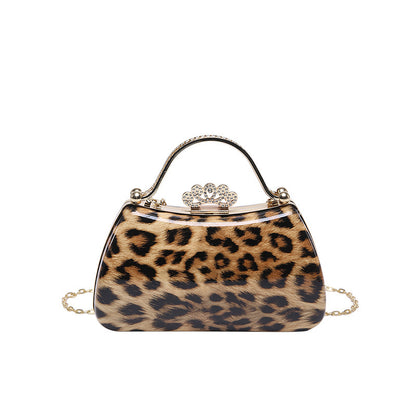 Leopard Print Fashion Retro Crossbody Bag For Women