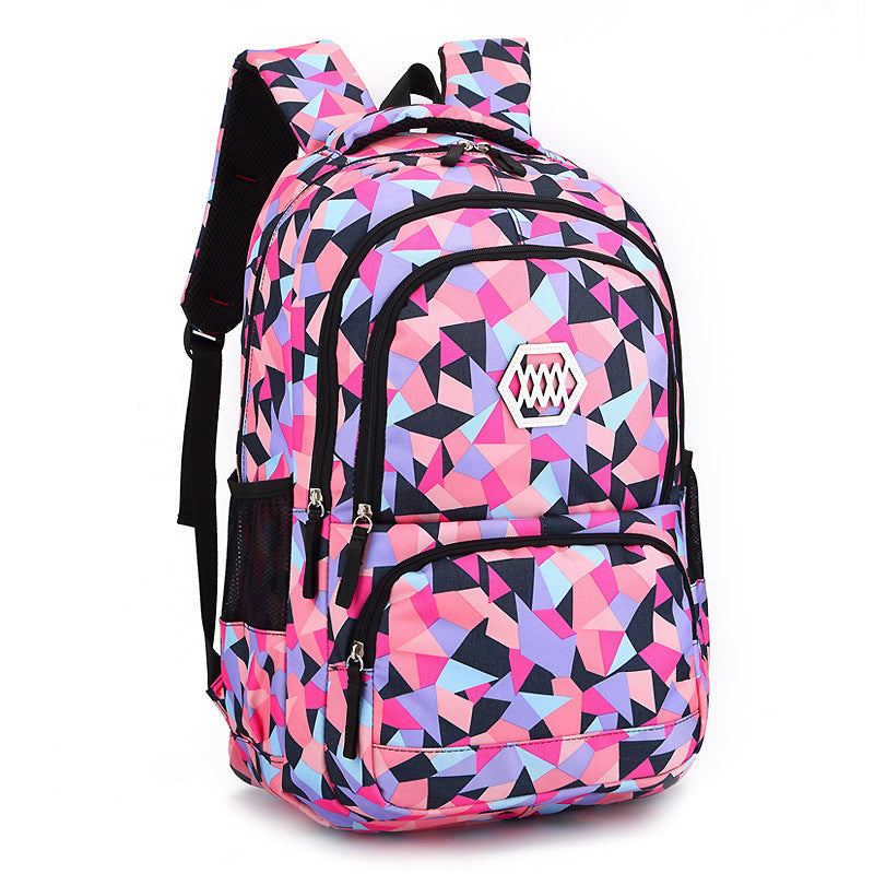 han edition college wind girls double shoulder schoolbag schoolchildren 3 4 6 grade child nurse ridges 8 12 years old