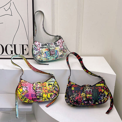 underarm bag fashion letter shoulder messenger bag