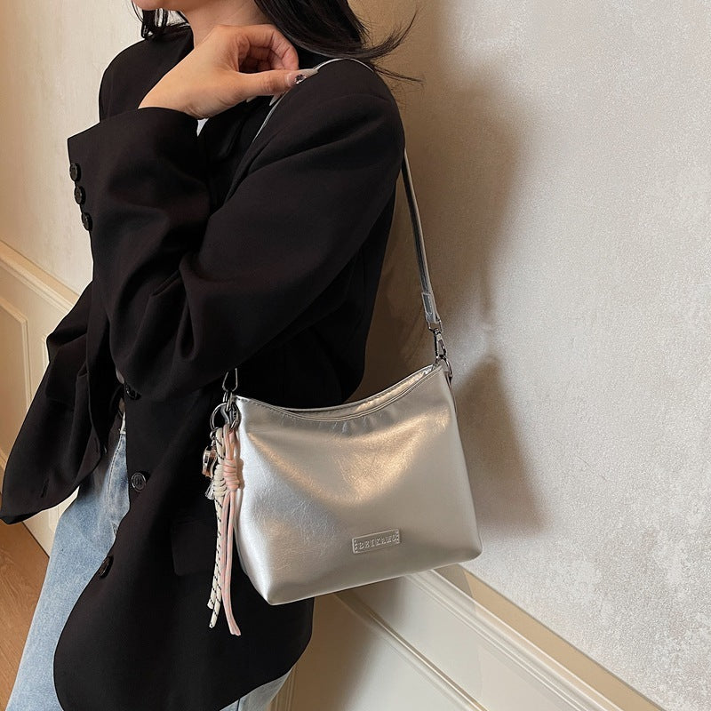 single shoulder underarm bucket bag womens fashion messenger bag
