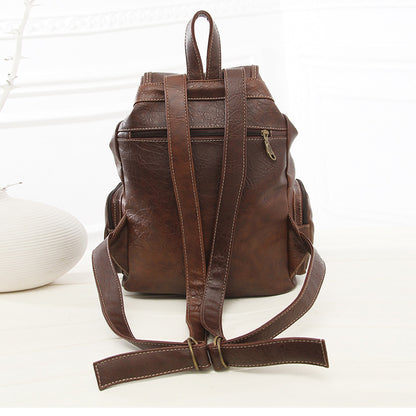 retro shoulder bag female new female bag fashion trend hook womens backpack student bag