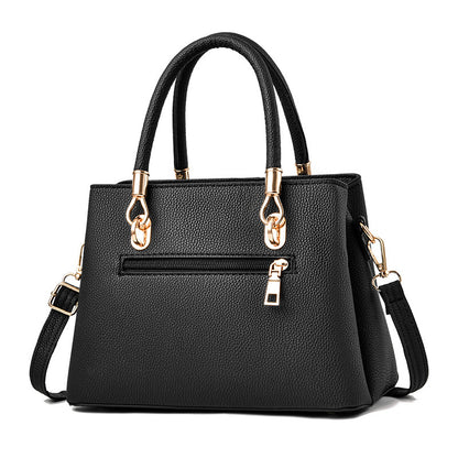 autumn and winter new fashion litchi pattern shoulder messenger bag