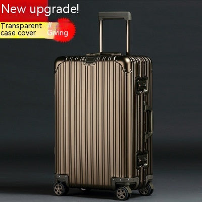 aluminum magnesium alloy luggage large capacity trolley case