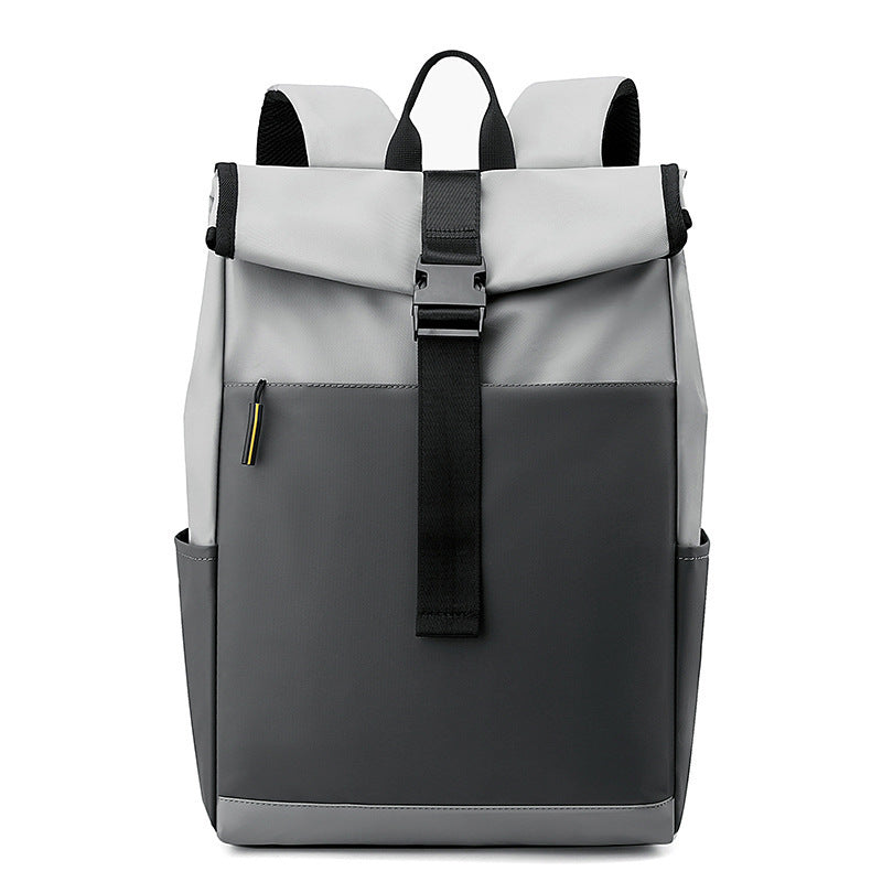 casual fashion backpack for men women new laptop backpack oxford cloth waterproof short distance travel backpack men black