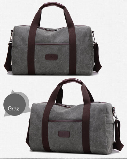 vintage men canvas handbag high quality travel bags large capacity women luggage travel duffle bags