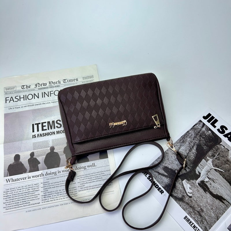 multi layer womens bags for the middle aged single shoulder crossbody large capacity