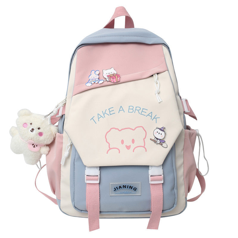 fashion large capacity student schoolbag