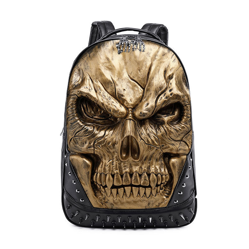 embossed three dimensional big face handbag