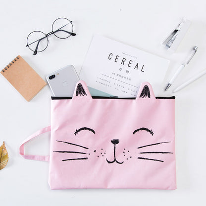 cat canvas tote