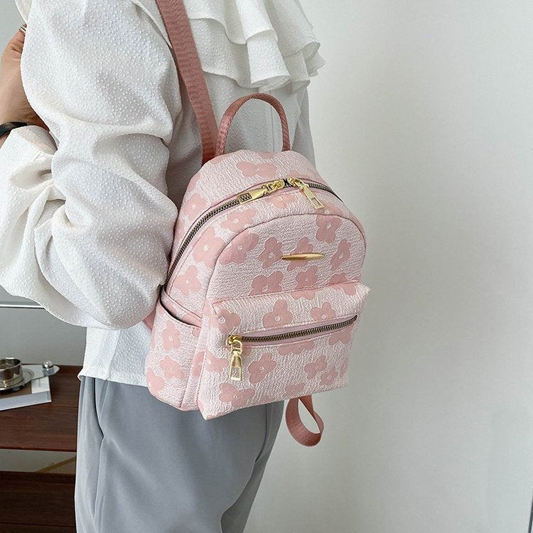 womens summer flowers backpack bags