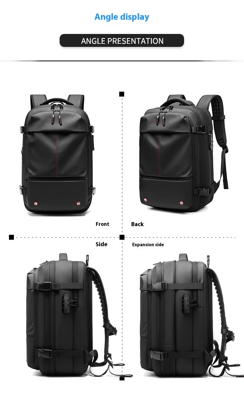 mens large capacity backpack dry wet separation anti theft package business leisure unisex backpack