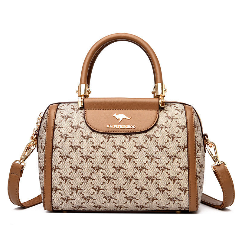 womens fashionable printed shoulder bag