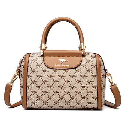 womens fashionable printed shoulder bag