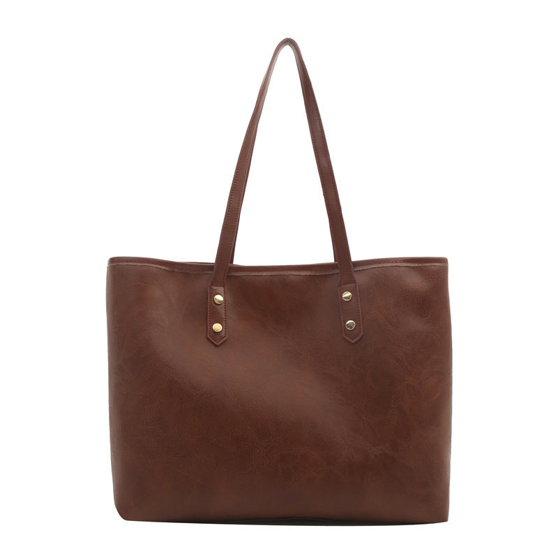 female versatile commuting shoulder tote bag