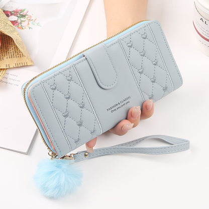 womens long niche design wallet