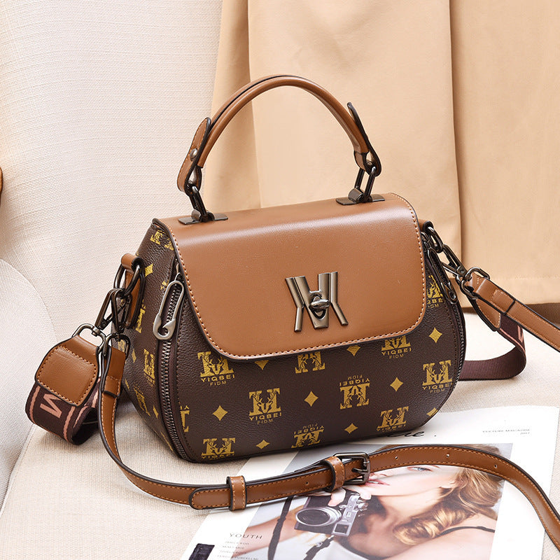 simple shoulder messenger bag trendy large capacity handbag