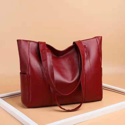 retro large capacity womens shoulder bag
