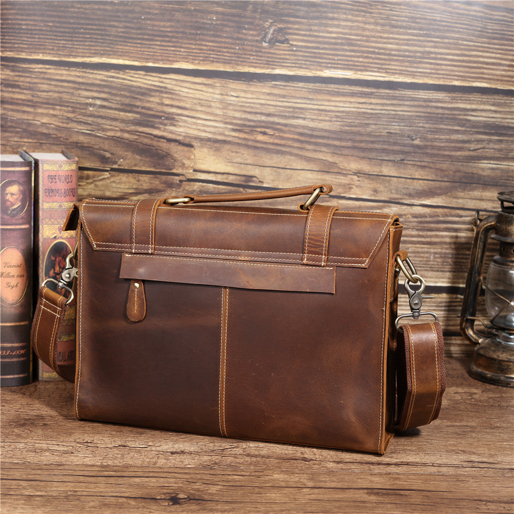 mens kumon vintage business handbag