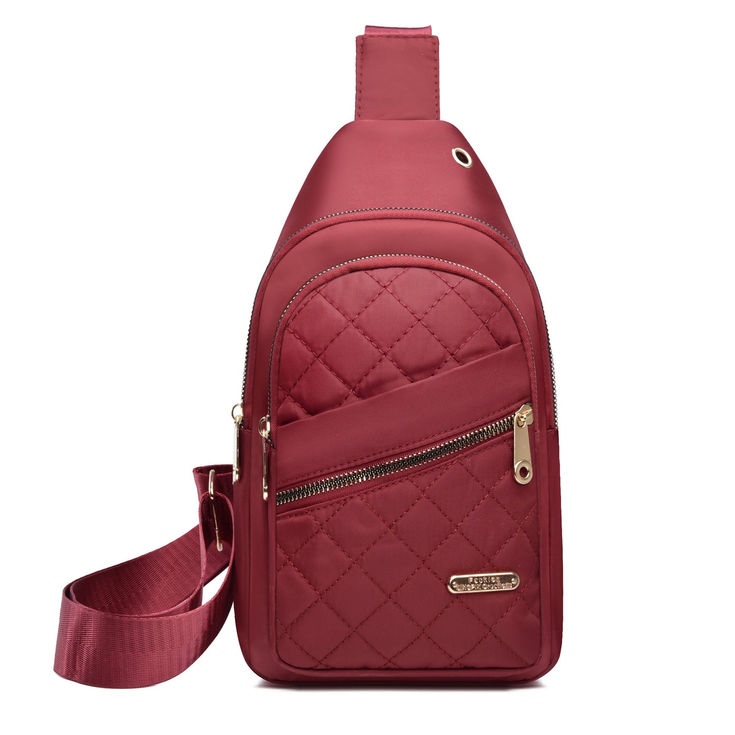 nylon chest bag womens fashion rhombus crossbody bag