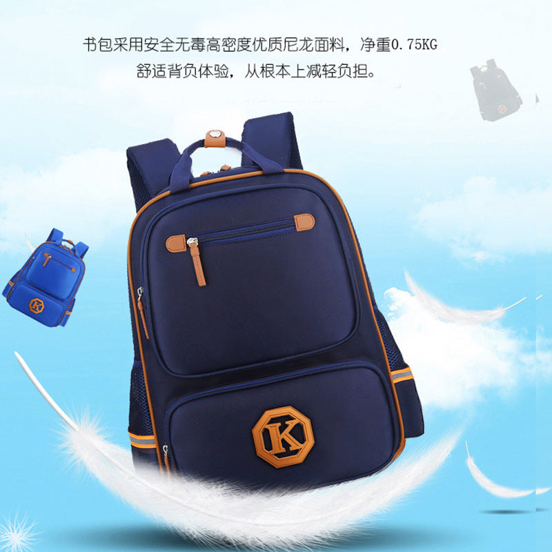 childrens schoolbags schoolchildren boys and girls 1 3 4 6 grade english wind reducing childrens backpacker