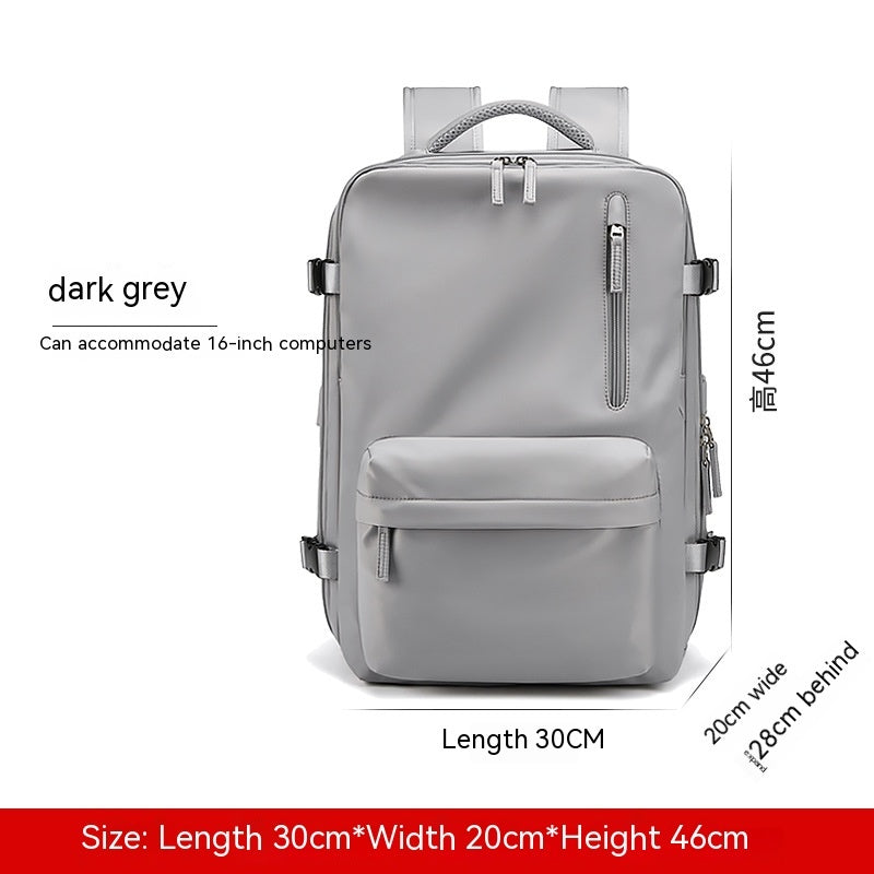 dry wet separation backpack large capacity leisure fashion schoolbag