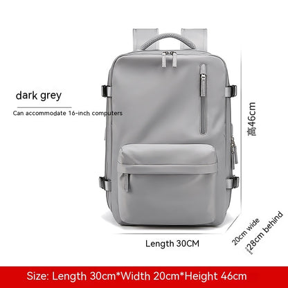 dry wet separation backpack large capacity leisure fashion schoolbag