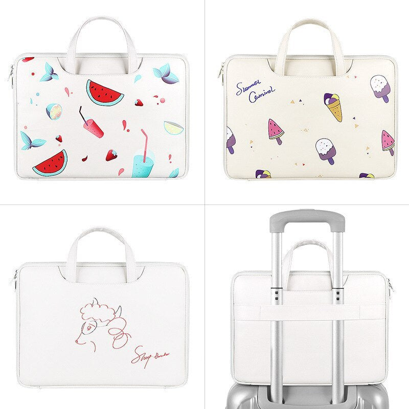 cartoon fruit laptop bag