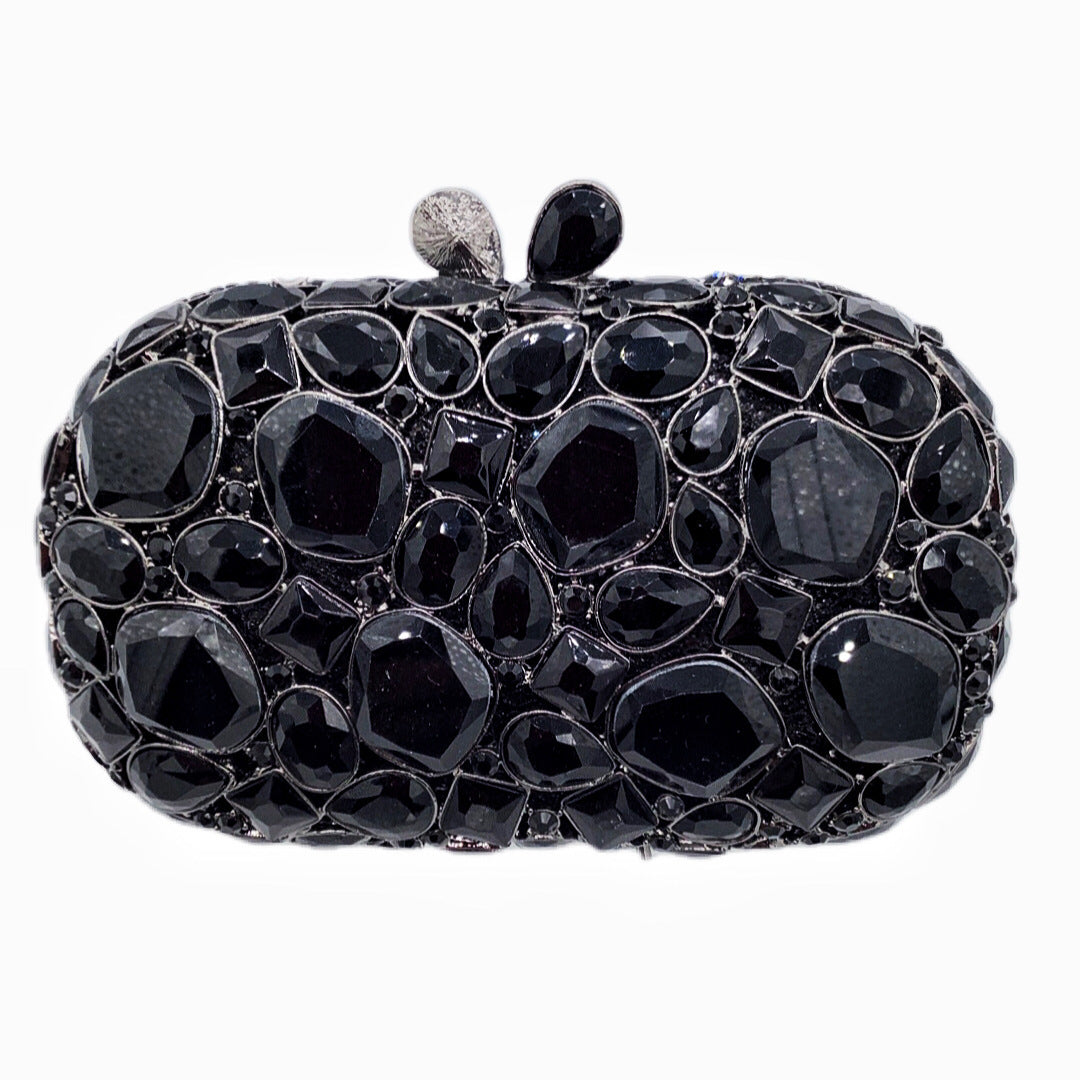 hand held new diamond evening bag